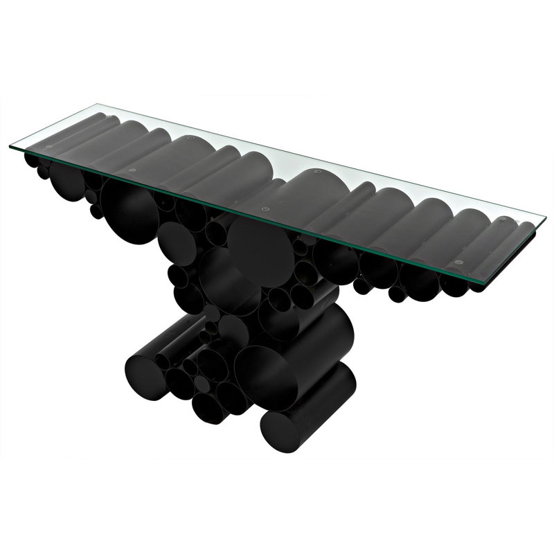 Paradox 60'' Glass Top Console Table