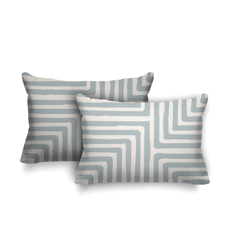 Coussin lombaire intérieur / extérieur Waren, Gris
