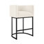 Tabouret de comptoir rembourré Bechtold