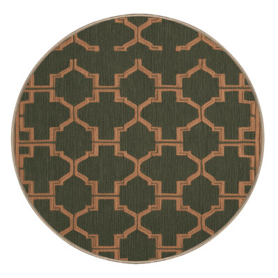 Tapis brun treillis lavable à la machine