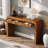 54.32" Console Table Entryway Side Table for Hallway Living Room-1373539649