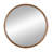 31.5" Round Pine Wood Mirror