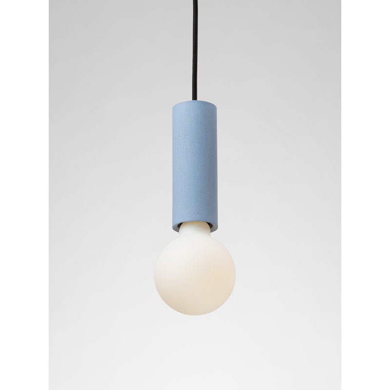 Abriona 1 - Light Bulb Pendant, Light Blue