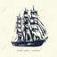 Old Boat - Coastal Boat Framed Matted Print for Home Decor