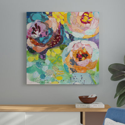 «Bold Blooms I», peinture sur toile