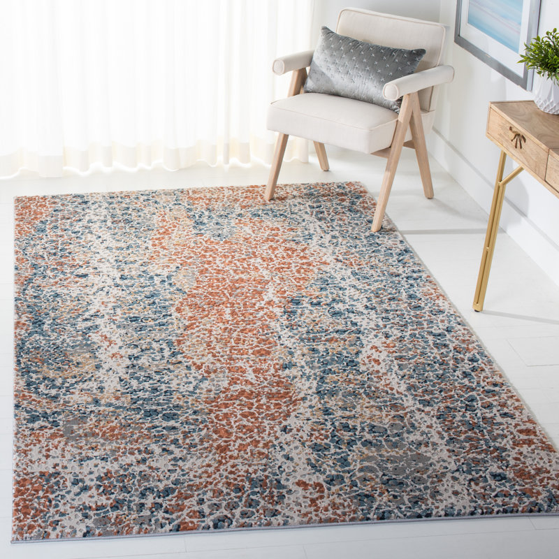 Tapis abstrait Elieser Performance, Rectangle 9 pi x 12 pi