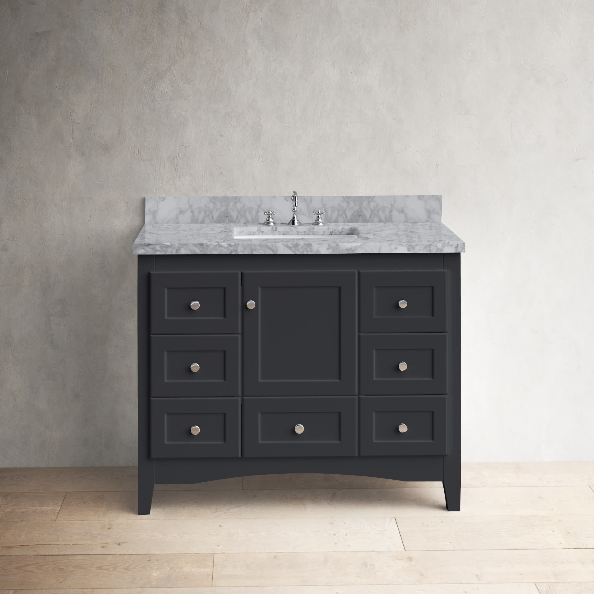 Birch Lane™ Fresno 42 Single Bathroom Vanity Set And Reviews Wayfair