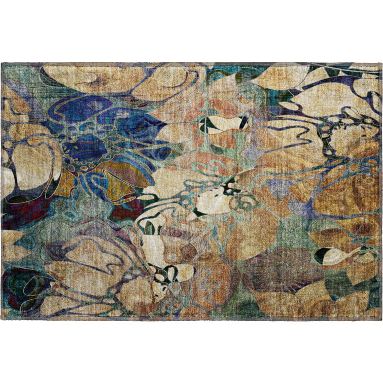 Premium Machine Washable Cerrito AMF558 Beige Rug