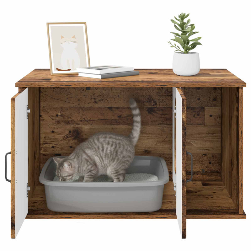 50.5cm H Cat Tree, Old Wood