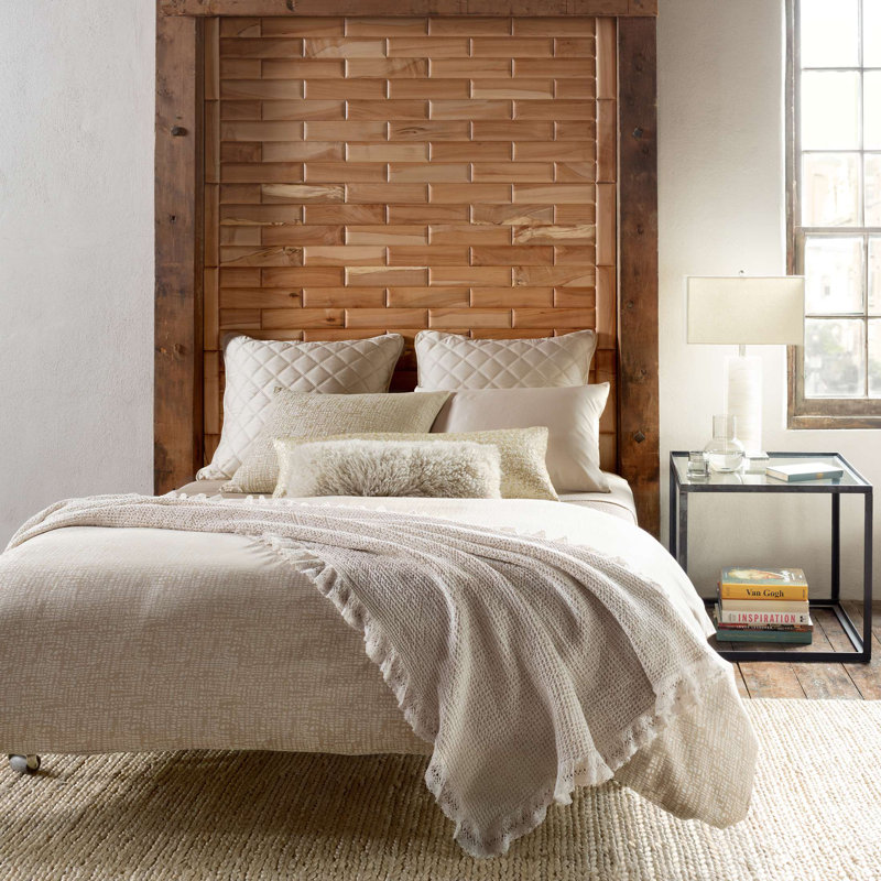Jute Handwoven Bleached Oak Rug, Rectangle 5' x 8'
