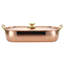 Ruffoni Historia Oval Fish Kettle Copper Rectangular Braiser with Lid