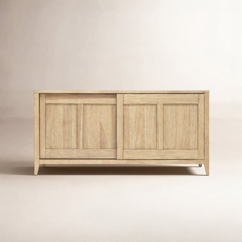 Mya 2 Door Sideboard, Natural, 32"H x 60"W x 18"D