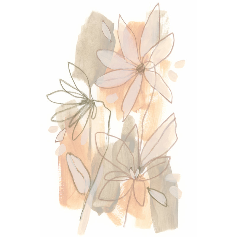 Flower Fragments II by June Erica Vess - Wrapped Canvas Print, 46cm H x 30cm W x 3.8cm D