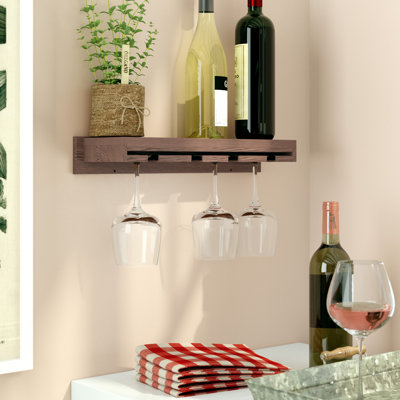 Erithon Wall Mounted Wine Glass Rack