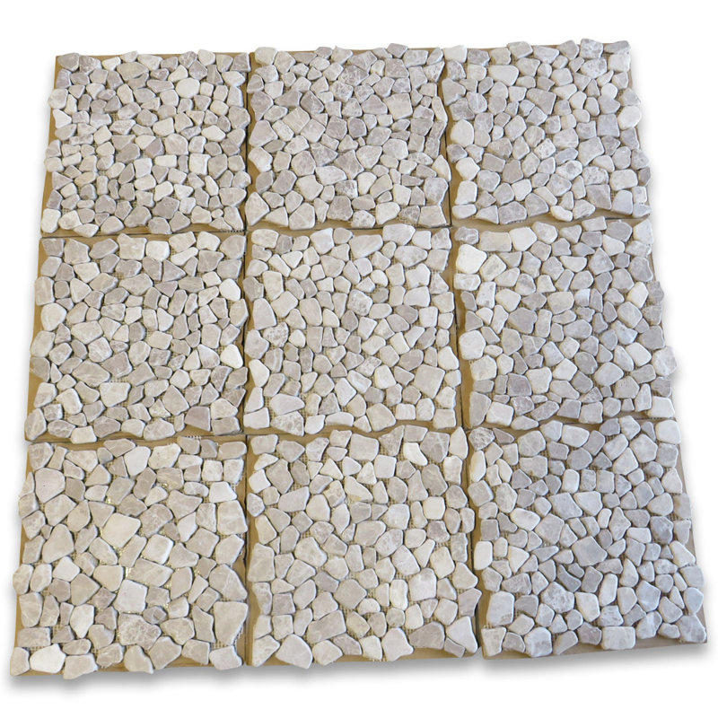 Carreau de mosaïque 12 po x 12 po Emperador