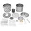Grand support de barbecue en acier inoxydable pour barbecues au charbon de bois