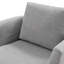 Fauteuil demi-tonneau pivotant de 32,3 po de largeur Jocqueline-1543862096