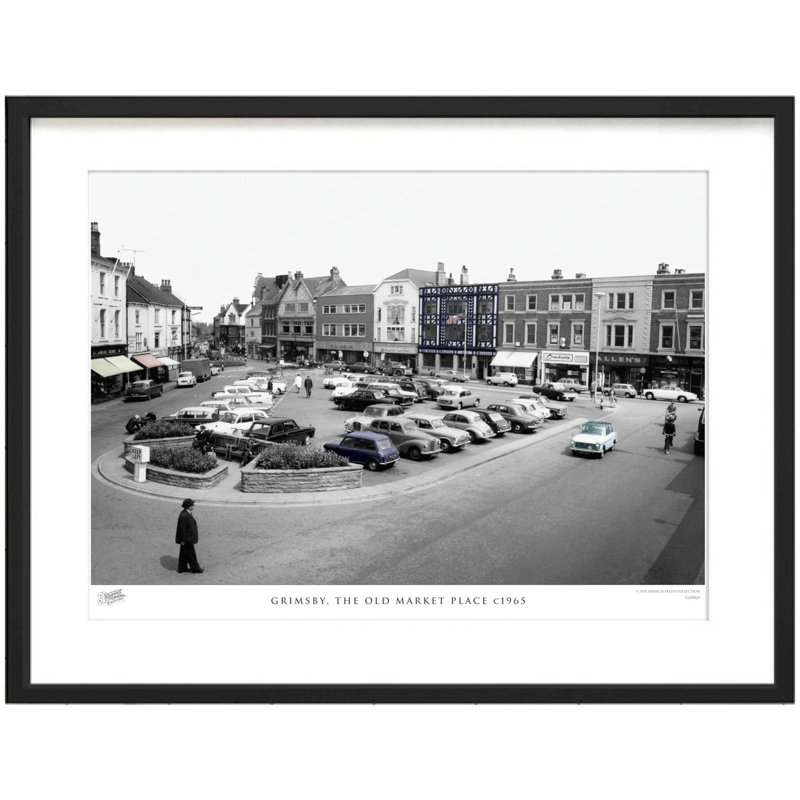 Grimsby, The Old Market Place C1965 by Francis Frith - Single Picture Frame Print, 60cm H x 80cm W x 2.3cm D