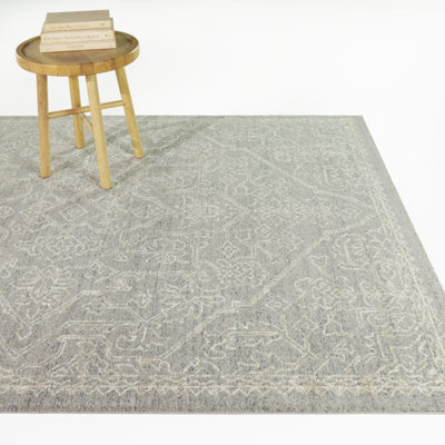 Tapis Ryland Blue à médaillon traditionnel
