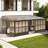 Aluminum Patio Gazebo Wall-Mounted Solarium-125524406