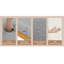Patio 5-Piece Wood Sectional Sofa Set