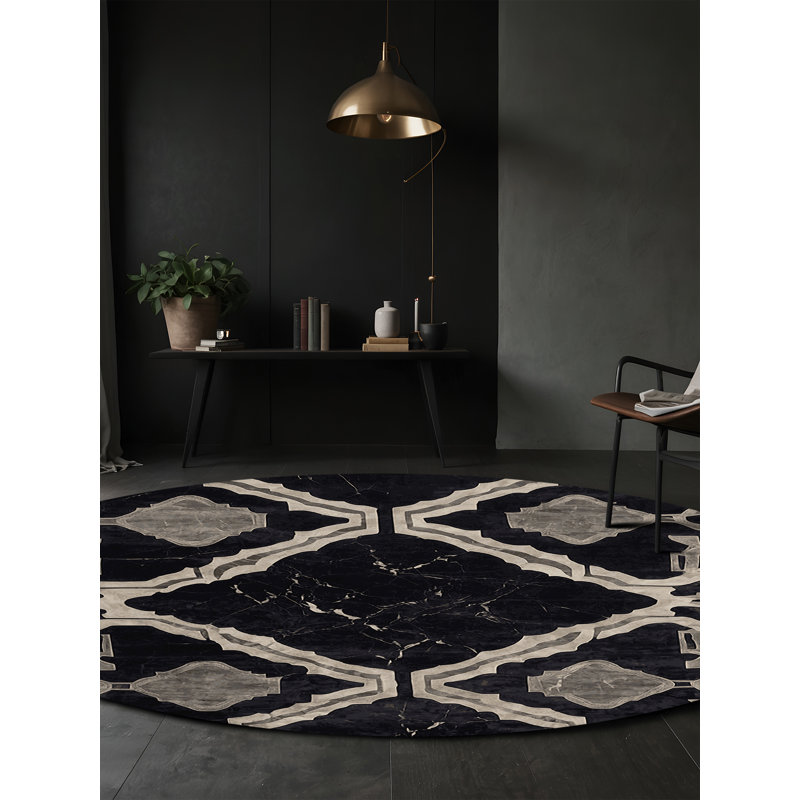 Machine Washable Gray Area Rug