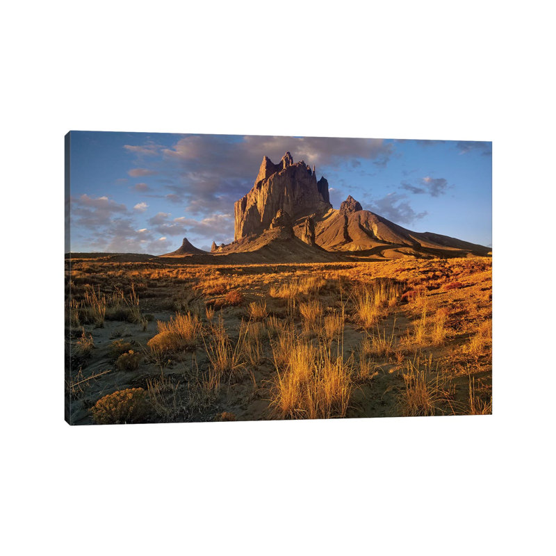 Shiprock, The Basalt Core Of An Extinct Volcano by Tim Fitzharris - Wrapped Canvas Print, 20.32 cm H x 30.48 cm W