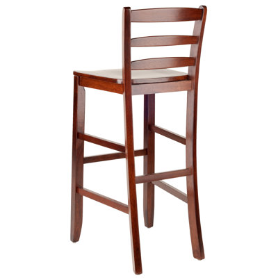Tabouret de bar et de comptoir en bois massif Irieana
