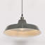 1 - Light Silver Dome Pendant