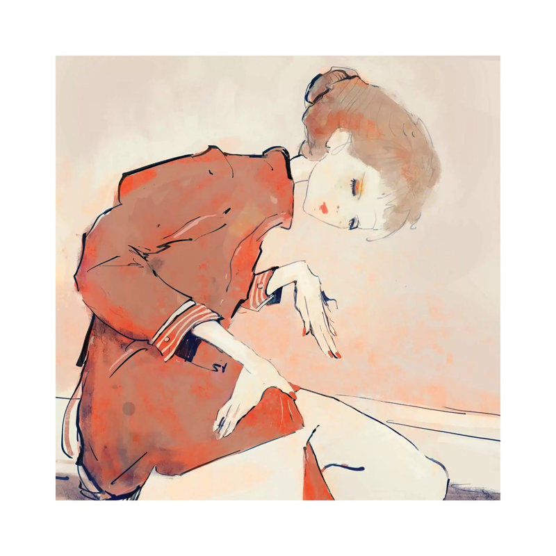 Crazy Swathing by Anikó Salamon - Wrapped Canvas Gallery-Wrapped Canvas Giclée, 45.72 cm H x 45.72 cm W