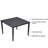 5 Pieces Patio Dining Set with 4 Swivel Rockers and Dining Table with Umbrella Hole-1751605364