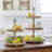 La Boheme Wood Tiered Stand