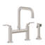 Bridge Kitchen Faucet With Sidespray - Quad Spout-1727285352-1727285334-1727285332