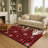 Premium Machine Washable Castillon AMF1824 Winter Forest Holiday Rug-1881356413