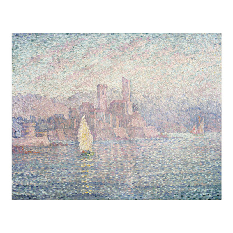 «Antibes Matin» par Paul Signac - estampe numérique, H 22 po x l 28 po