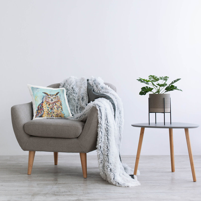 Polyester Throw Square Pillow Cover & Insert