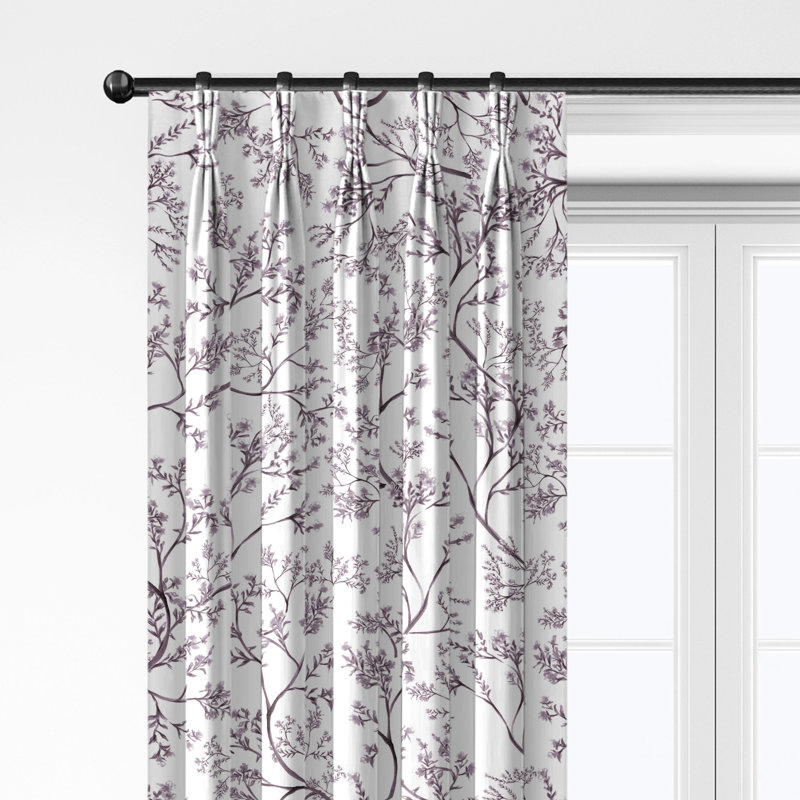 Ensemble de 2 rideaux en coton Tinsley, L 20 po x L 108 po