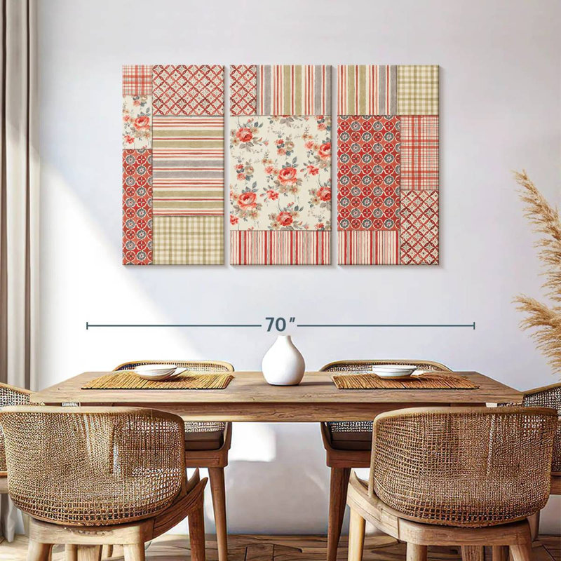 Kerner Farm Patchwork III, 36" H x 57" W