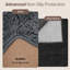 Aspire Homeware Charcoal Grey Shaggy Area Rug Soft Plush Indoor Carpet-1316818668