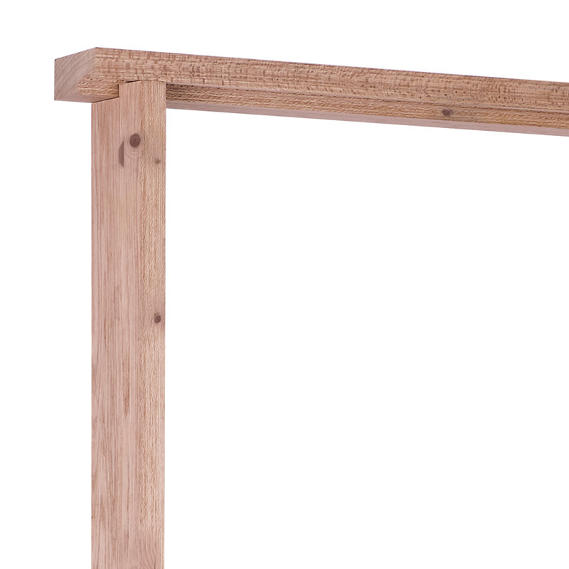 Unfinished Redwood Door Lining for Internal Door Pairs, 210cm H x 13.3cm W x 2.2cm D