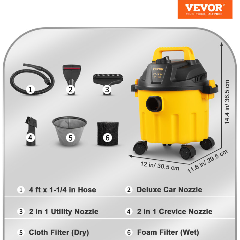 Aspirateur humide VEVOR