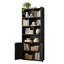Bookcase With Open Cubbies & Cabinet-224041591-226462357