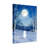 Animals Moonlit Winter Forest Path Scene-355439613
