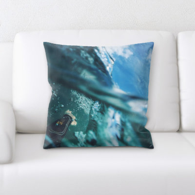 Damian Microsuede Reversible Throw Pillow