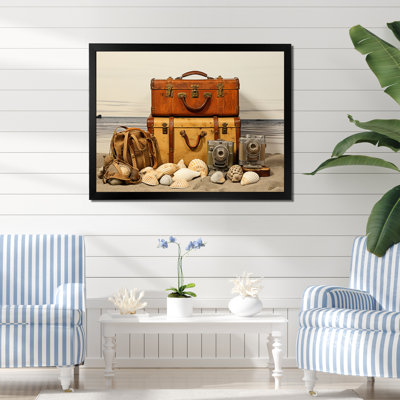Alexsi Beach Travels Collage III sur toile