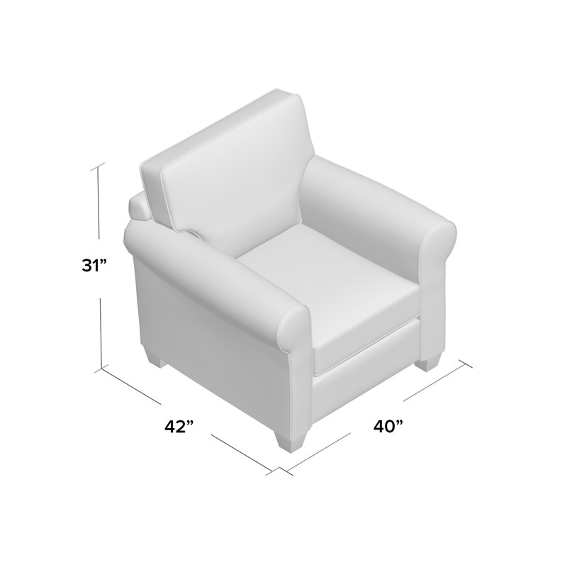 Fauteuil Putney, Toile bleu marine Sunbrella®