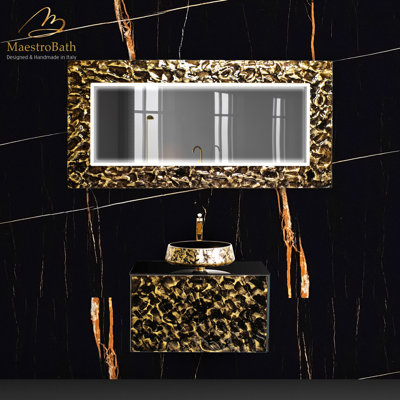 Miroir de meuble-lavabo lumineux Luxury Glam