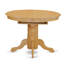 L'ensemble de mobilier de salle à manger 7 pièces se compose d'une table ovale en bois avec feuille papillon et de 6 chaises parsons Limelight en tissu de lin, chêne-420242095-421326287-471855476