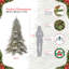 7.5' Lighted Artificial Fir Christmas Tree