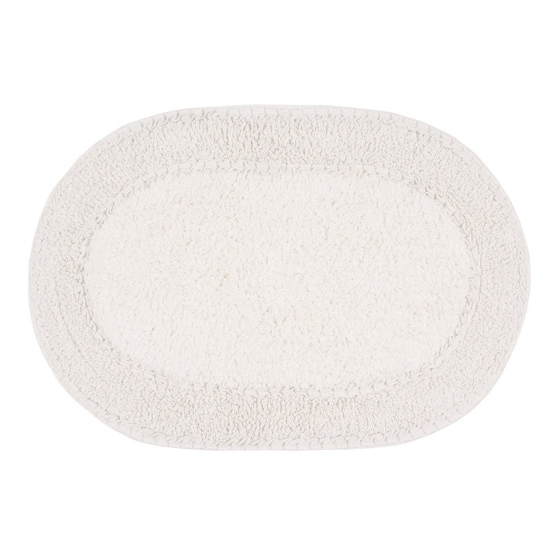 Yinka Bath Rug, 17" W x 24" L, Ivory
